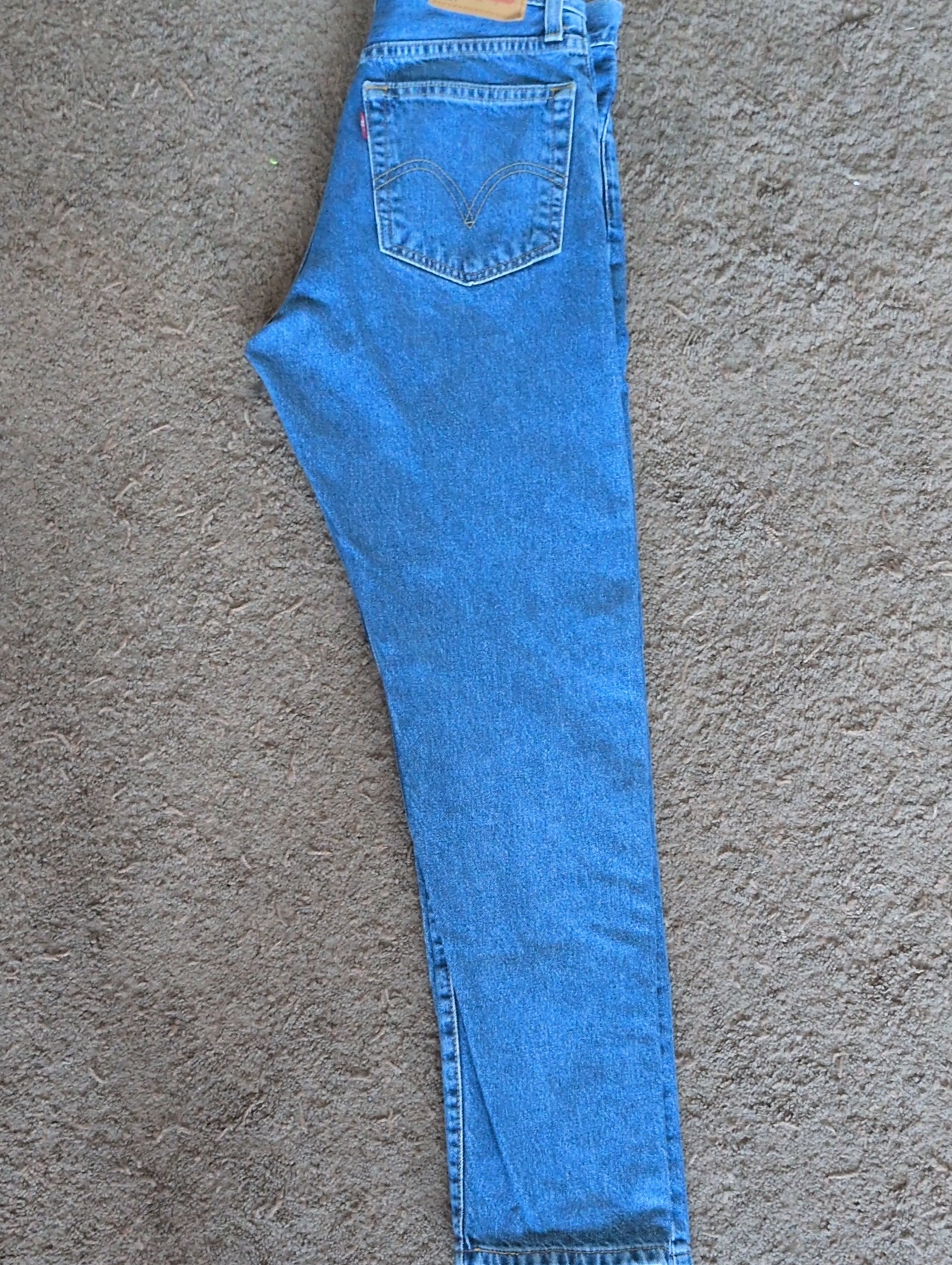 Levi's High-Rise Straight Leg Jeans - Blue